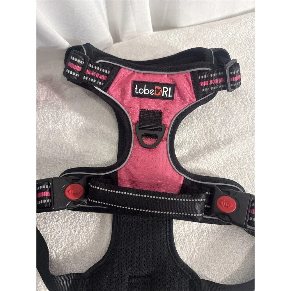 TobeDRI No Pull Reflective Pink Dog Harness  Sz Med NWOT